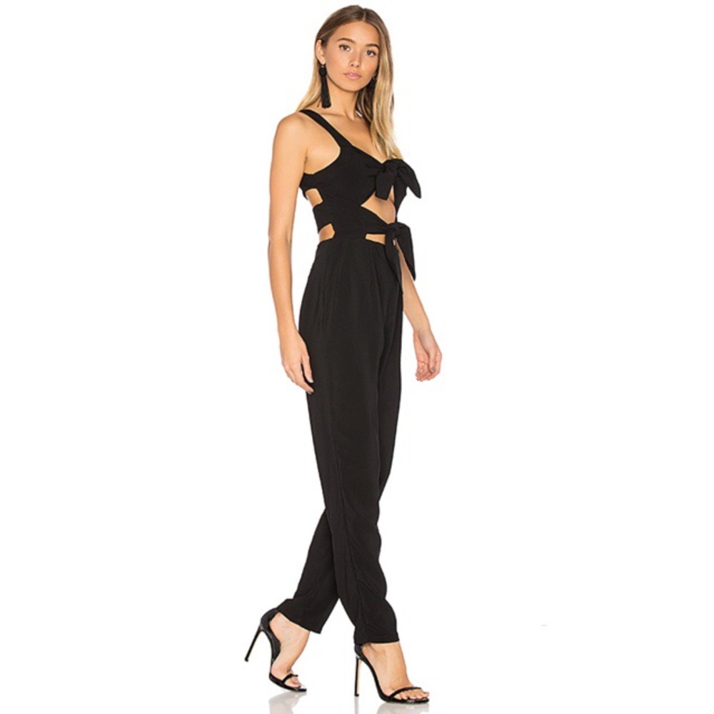 Asilio Three Chain Road Black Cutout Jumpsuit – NWT, Size 12